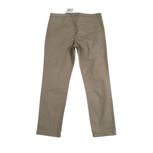 NEW ALLSAINTS Walde Chino Moorland Brown Khaki Size 34 Pants NWT - Picture 2 of 8